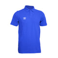 Royal Blue-White - Front - Umbro Mens Essential Polo Shirt