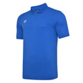 Royal Blue-White - Back - Umbro Mens Essential Polo Shirt