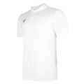 White-Black - Back - Umbro Mens Essential Polo Shirt