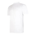 White-Black - Side - Umbro Mens Essential Polo Shirt