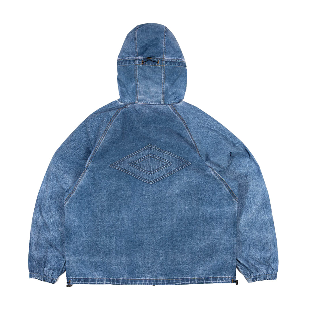 Washed Blue - Back - Umbro Mens Wasted Trompe L´oeil Windstopper Washed Jacket