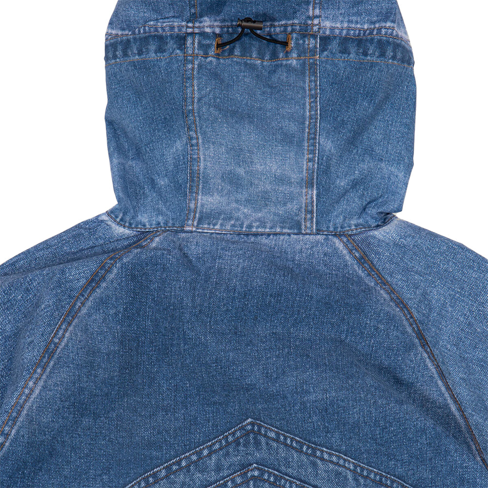 Washed Blue - Side - Umbro Mens Wasted Trompe L´oeil Windstopper Washed Jacket