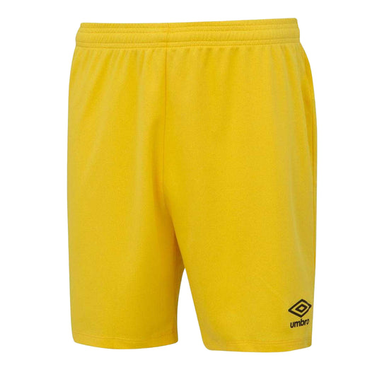 Yellow - Front - Umbro Mens Club Shorts