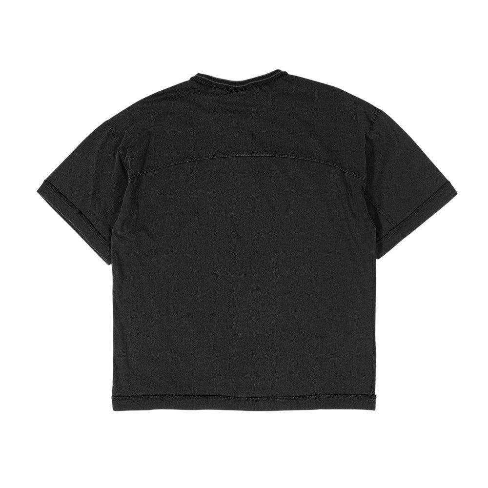 Faded Black - Back - Umbro Mens Wasted Boxy T-Shirt
