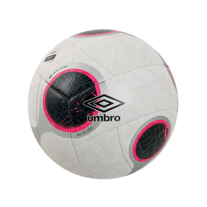 White-Silver-Pink - Front - Umbro Neo Swerve Premier Fq Football