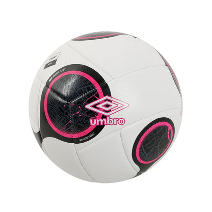 White-Black-Pink - Front - Umbro Neo Swerve Club Football