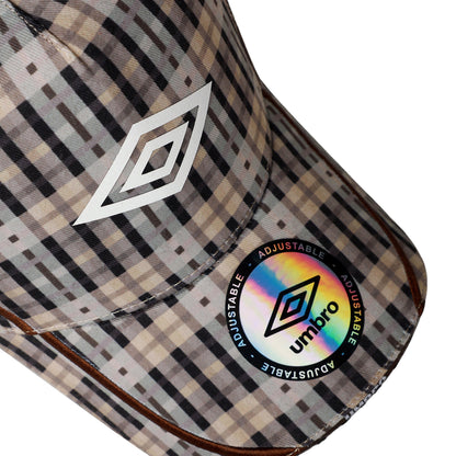 Beige - Side - Umbro Checked Logo Baseball Cap