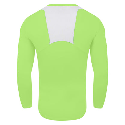 Green Gecko - Back - Umbro Mens Elite V Neck Base Layer Top