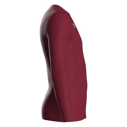 New Claret - Lifestyle - Umbro Mens Elite V Neck Base Layer Top