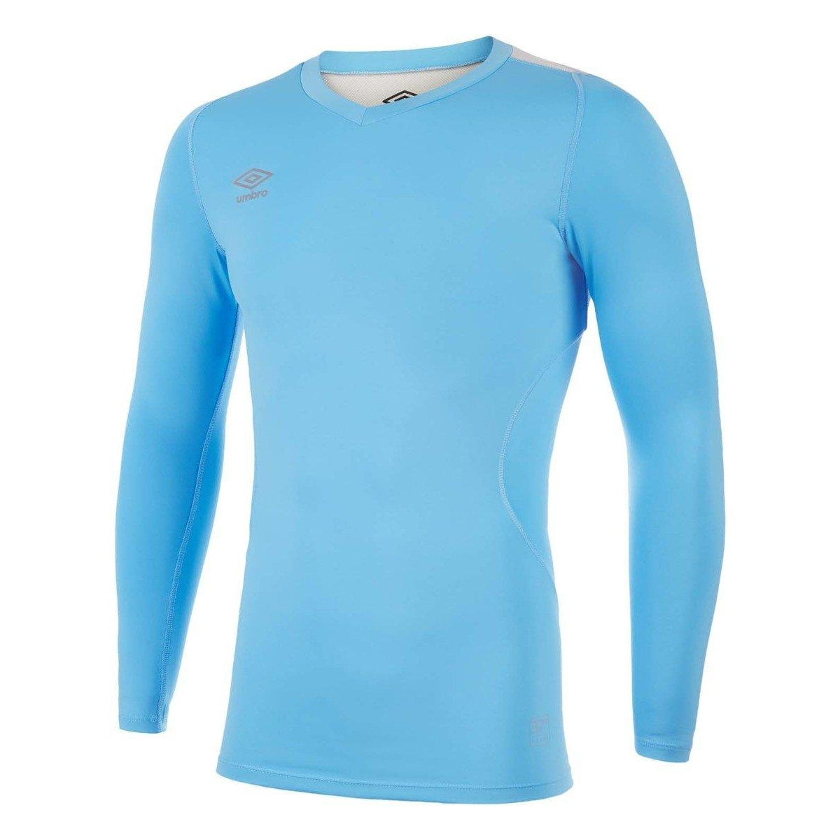 Sky Blue - Front - Umbro Mens Elite V Neck Base Layer Top