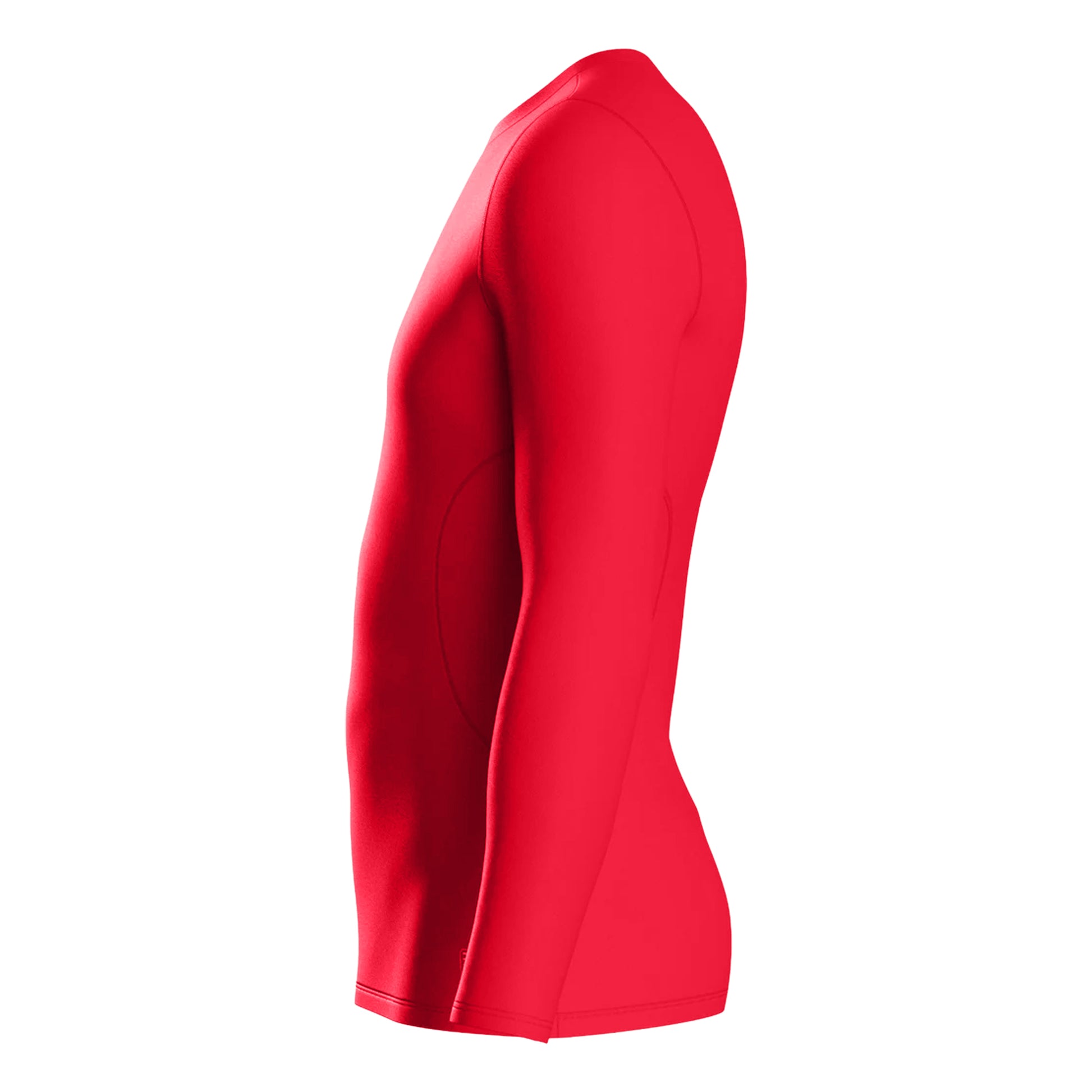 Vermillion - Side - Umbro Mens Elite V Neck Base Layer Top