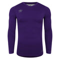 Bright Purple - Front - Umbro Mens Elite V Neck Base Layer Top