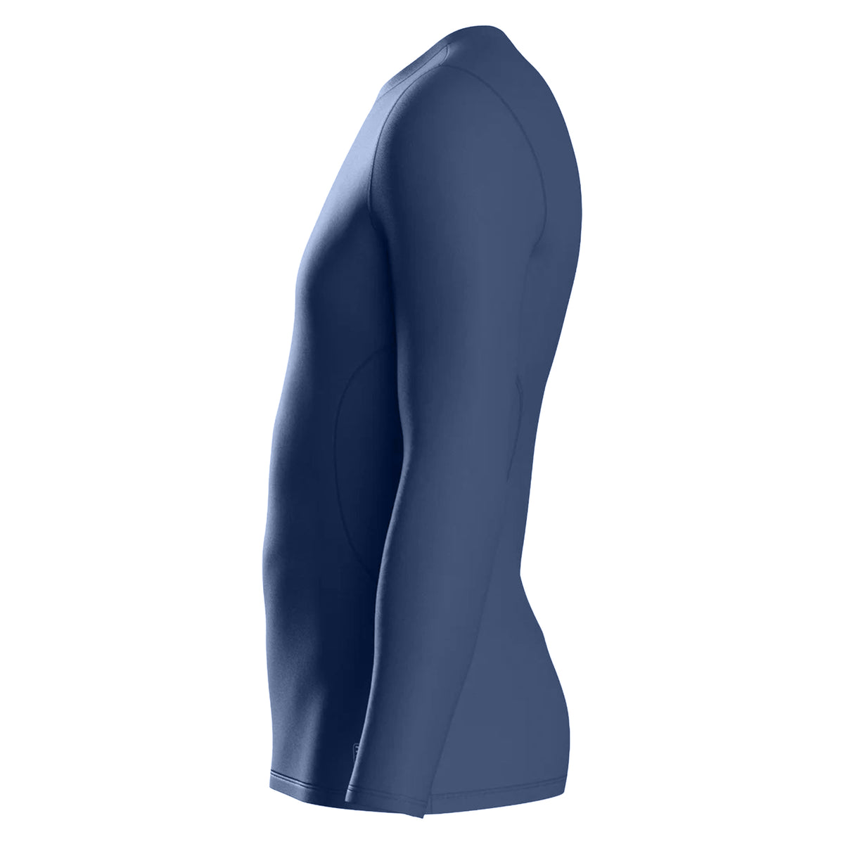 Navy - Side - Umbro Mens Elite V Neck Base Layer Top
