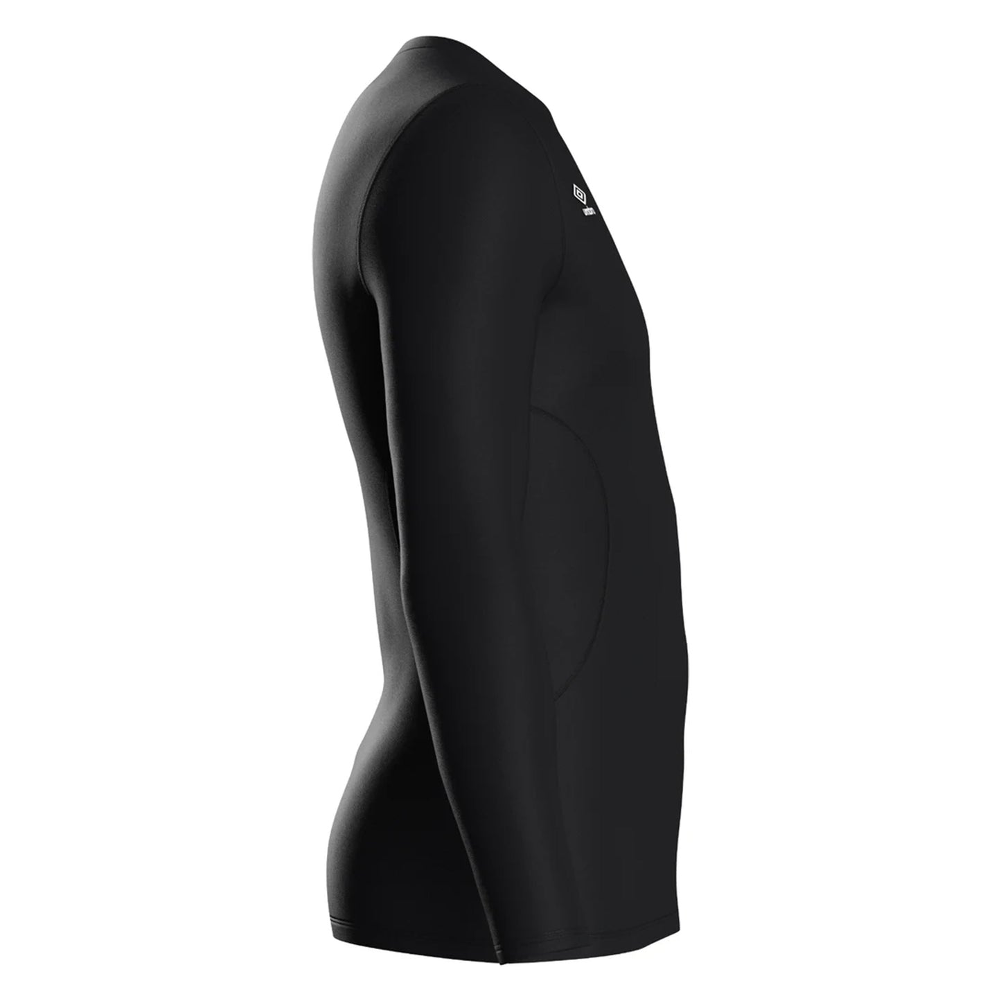 Black - Lifestyle - Umbro Mens Elite V Neck Base Layer Top