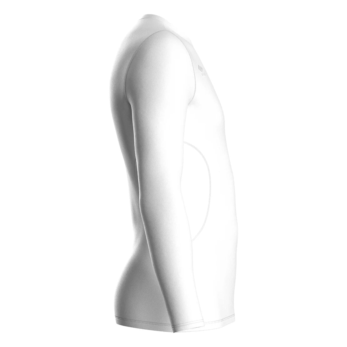 White - Lifestyle - Umbro Mens Elite V Neck Base Layer Top