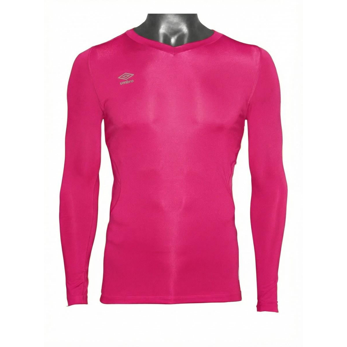 Beetroot Purple - Front - Umbro Mens Elite V Neck Base Layer Top