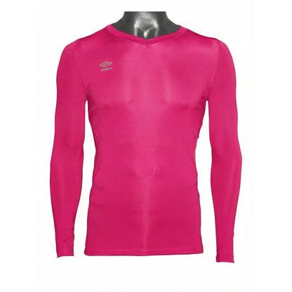 Beetroot Purple - Front - Umbro Mens Elite V Neck Base Layer Top