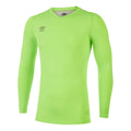 Green Gecko - Front - Umbro Mens Elite V Neck Base Layer Top