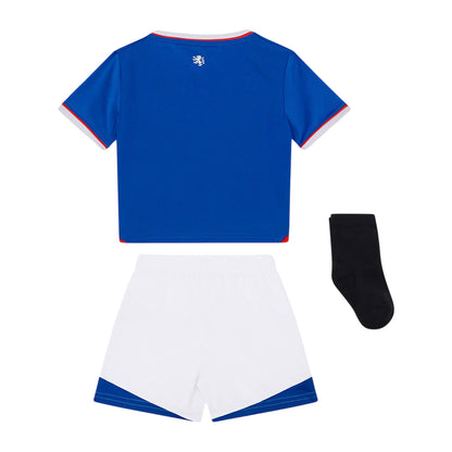 Lapis Blue-Brilliant White - Back - Umbro Baby 25-26 Rangers FC Home Kit