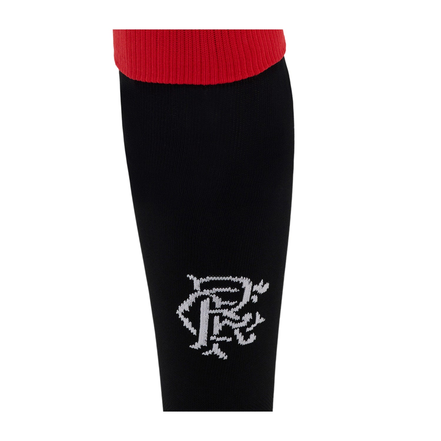 Caviar-Flame Scarlet - Back - Umbro Childrens-Kids 25-26 Rangers FC Home Socks