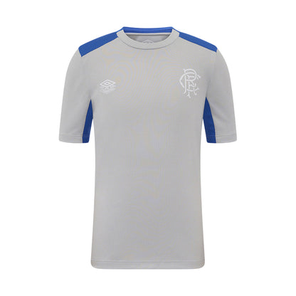Microchip-Nautical Blue - Front - Umbro Childrens-Kids Pro Training Rangers FC Short-Sleeved Jersey