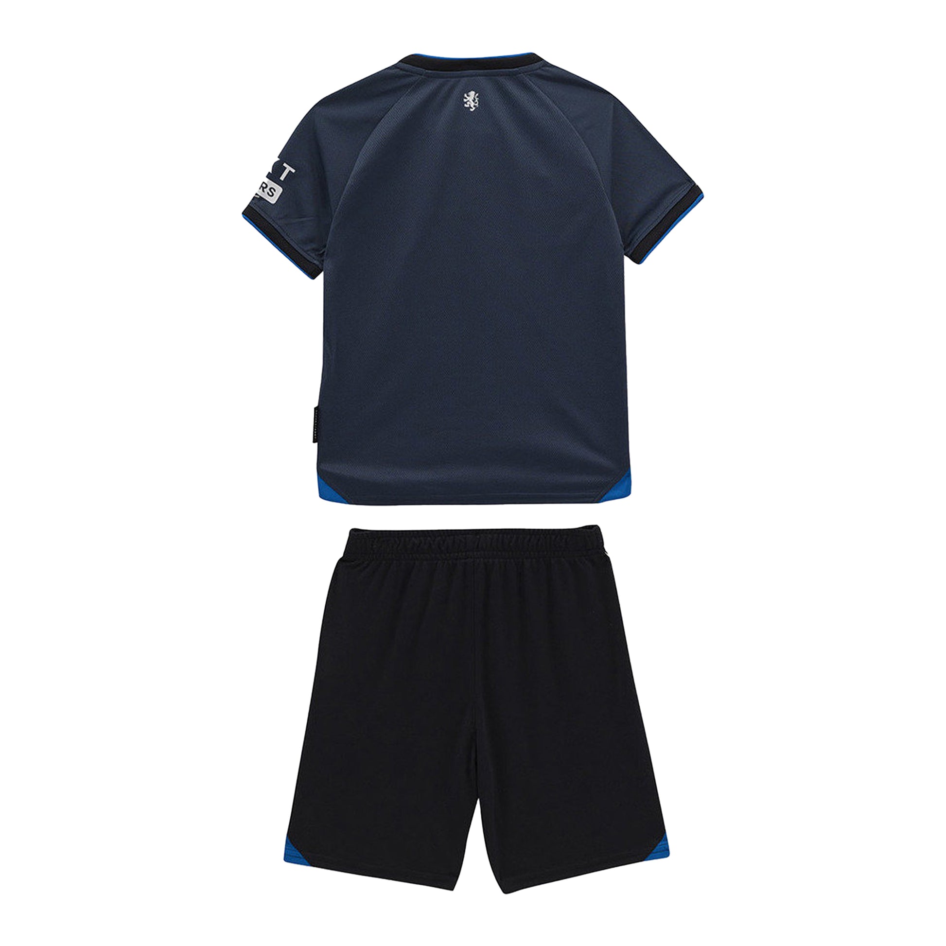 Mood Indigo-Caviar - Back - Umbro Childrens-Kids 25-26 Rangers FC Third Kit