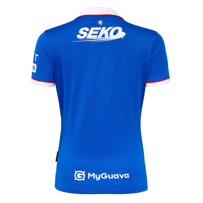 Lapis Blue - Back - Umbro Mens 25-26 Rangers FC Short-Sleeved Home Shirt