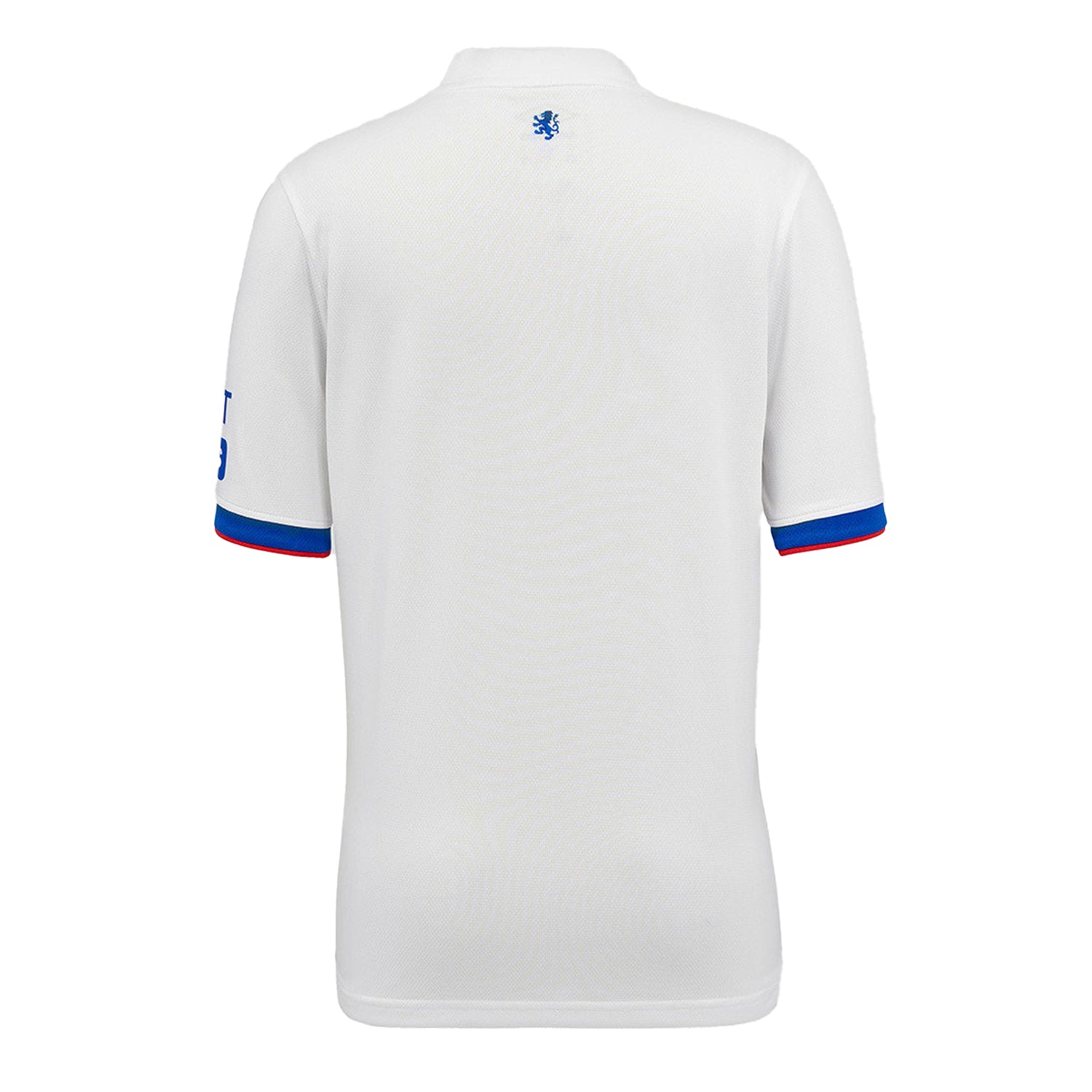 Brilliant White-Lapis Blue-Flame Scarlet - Back - Umbro Childrens-Kids 25-26 Rangers FC Short-Sleeved Away Shirt
