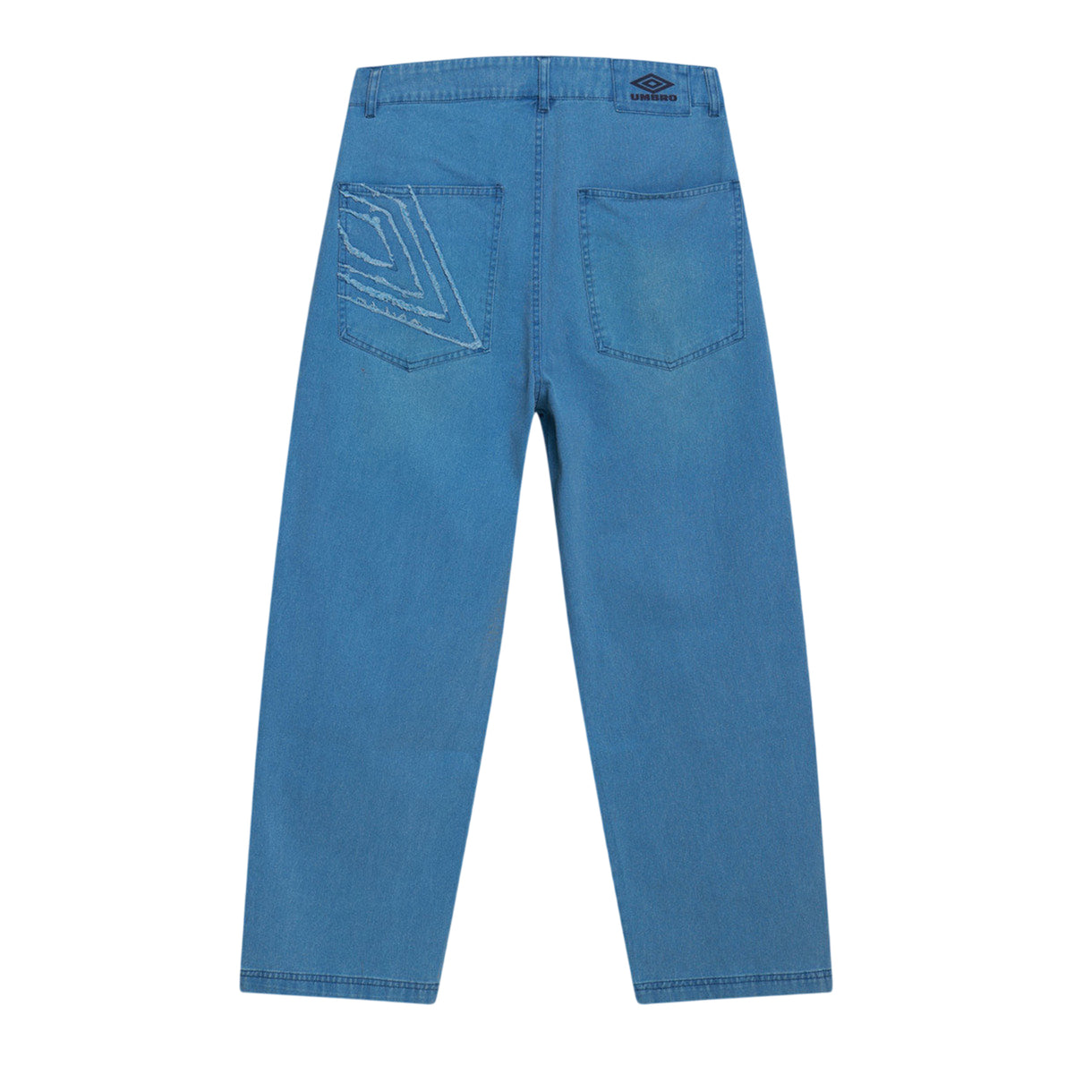 Insignia Blue - Back - Umbro Mens Washed Drill Pants