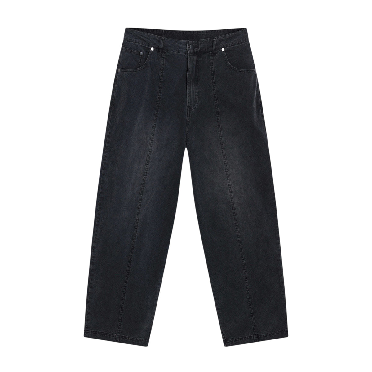 Black - Front - Umbro Mens Washed Drill Pants
