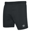 Black-White - Front - Umbro Mens Club Leisure Shorts