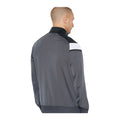 Carbon-Black-Brilliant White - Lifestyle - Umbro Childrens-Kids Knitted Jacket