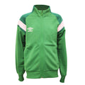 Emerald-Lush Meadows-Brilliant White - Back - Umbro Childrens-Kids Knitted Jacket