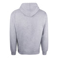 Grey Marl-White - Back - Umbro Mens Club Leisure Hoodie