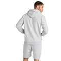 Grey Marl-White - Lifestyle - Umbro Mens Club Leisure Hoodie