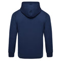 Navy-White - Back - Umbro Childrens-Kids Club Leisure Drawstring Hoodie
