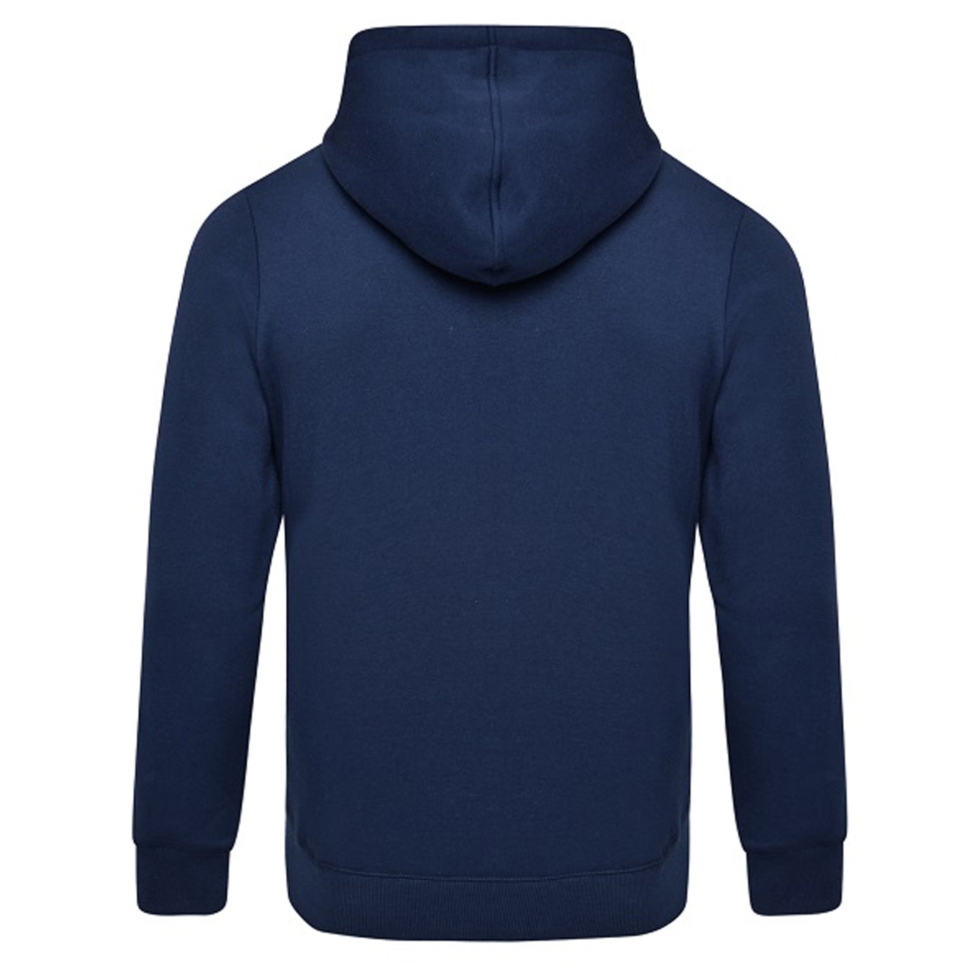 Navy-White - Back - Umbro Childrens-Kids Club Leisure Drawstring Hoodie