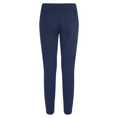 Navy-White - Back - Umbro Womens-Ladies Club Leisure Jogging Bottoms