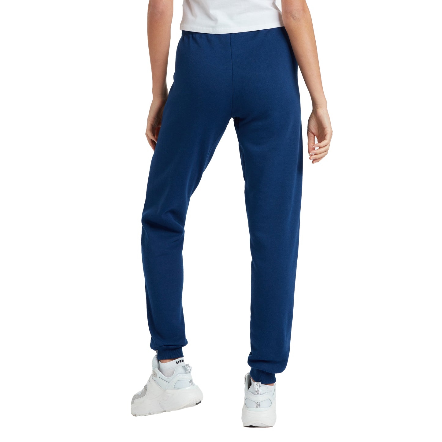 Navy-White - Lifestyle - Umbro Womens-Ladies Club Leisure Jogging Bottoms