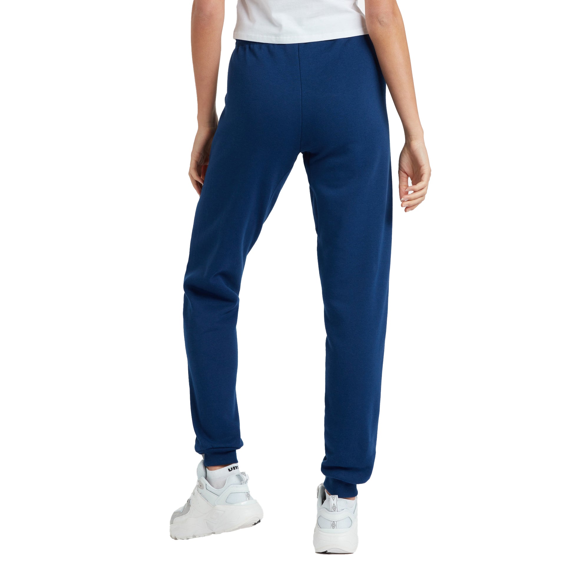 Navy-White - Lifestyle - Umbro Womens-Ladies Club Leisure Jogging Bottoms
