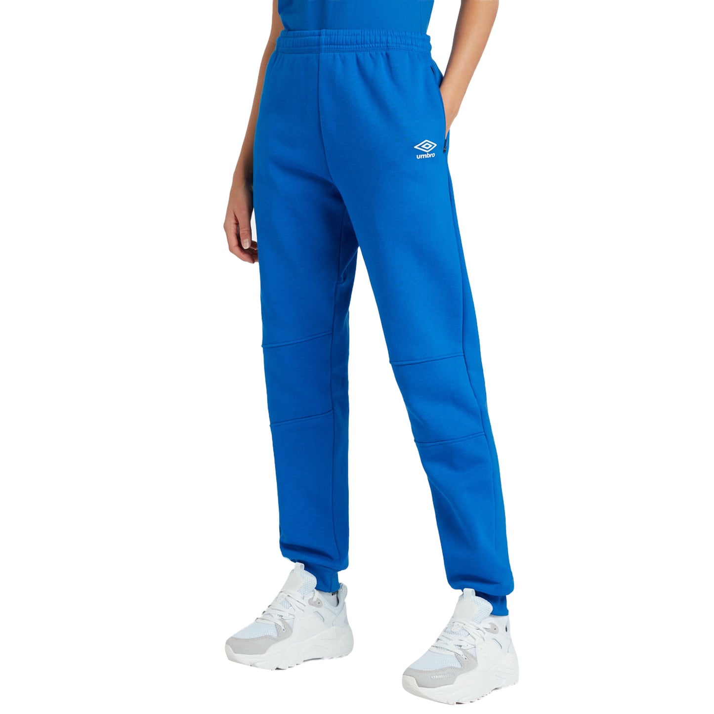 Royal Blue-White - Lifestyle - Umbro Womens-Ladies Club Leisure Jogging Bottoms