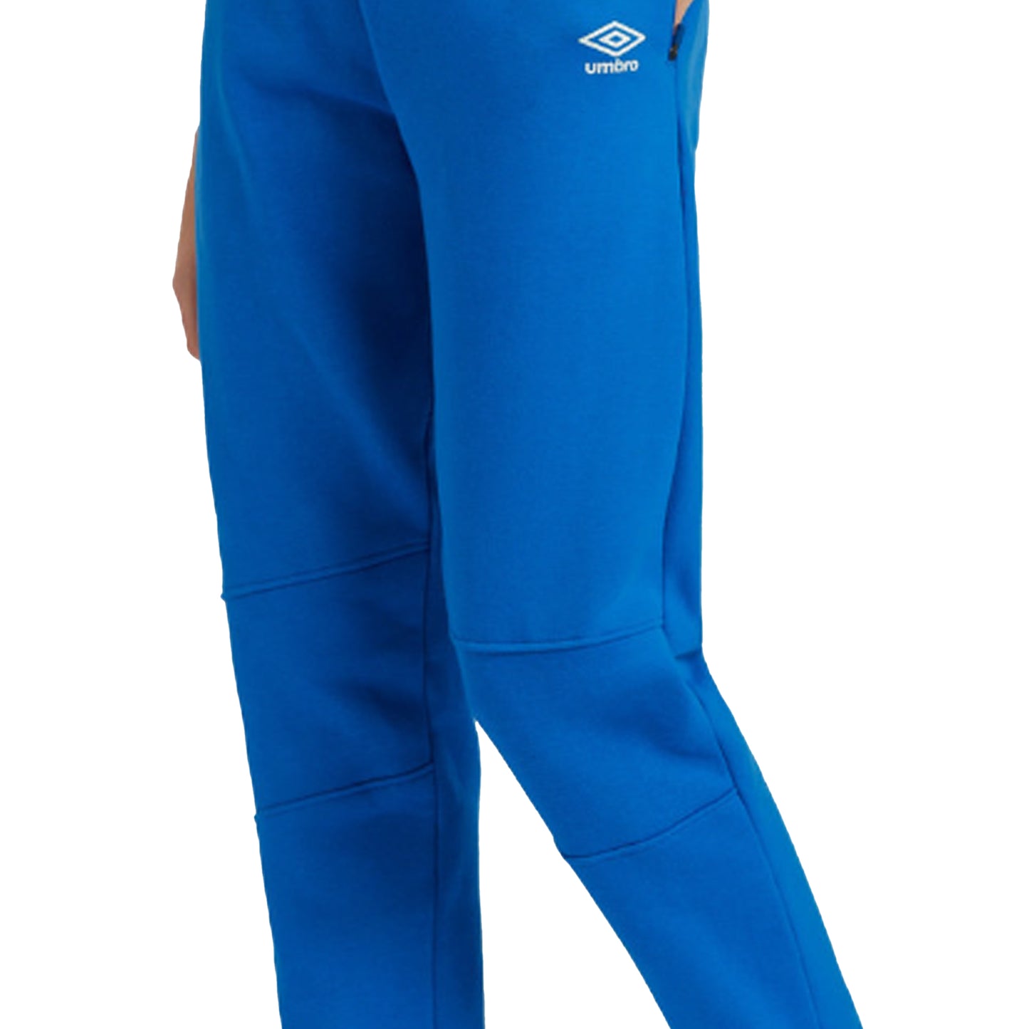 Royal Blue-White - Pack Shot - Umbro Womens-Ladies Club Leisure Jogging Bottoms