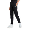 Black-White - Side - Umbro Womens-Ladies Club Leisure Jogging Bottoms