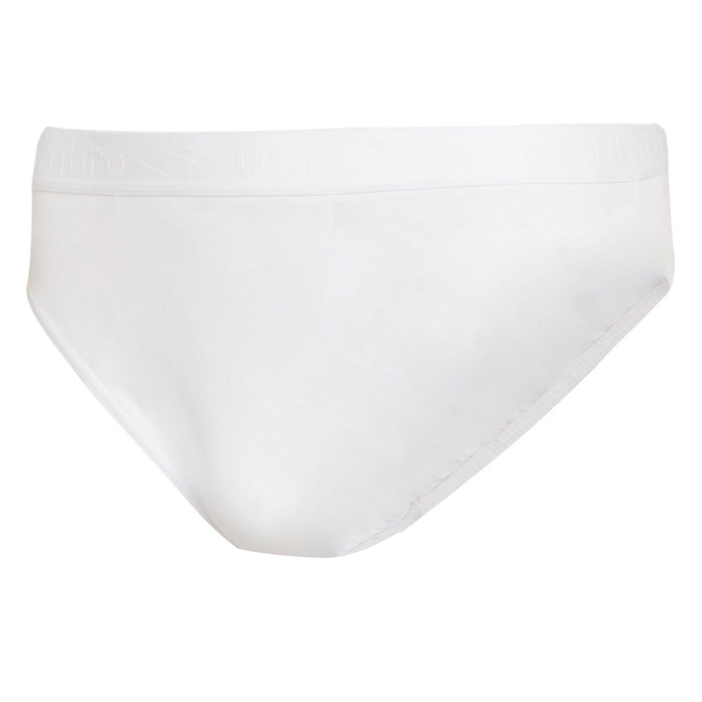 White - Back - Umbro Mens Plain Briefs (Pack of 3)