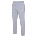 Grey Marl-White - Front - Umbro Childrens-Kids Club Leisure Jogging Bottoms