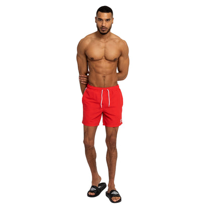 Vermillion - Lifestyle - Umbro Mens Taped Swim Shorts