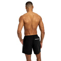 Black - Back - Umbro Mens Taped Swim Shorts