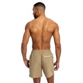 Khaki - Back - Umbro Mens Taped Swim Shorts
