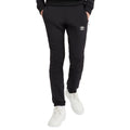 Black-White - Pack Shot - Umbro Mens Club Leisure Jogging Bottoms