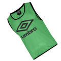 Emerald-Black - Back - Umbro Unisex Adult Training Bib
